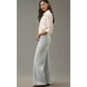 NWT DL1961 Hepburn Low-Rise Wide-Leg Jeans - 28 waist